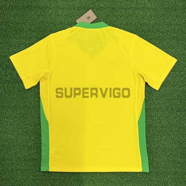 Camiseta Brasil Primera Equipación 2025 Amarillo