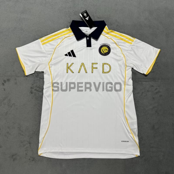 Camiseta Al Nassr Tercera Equipación 2025/2026 Blanco