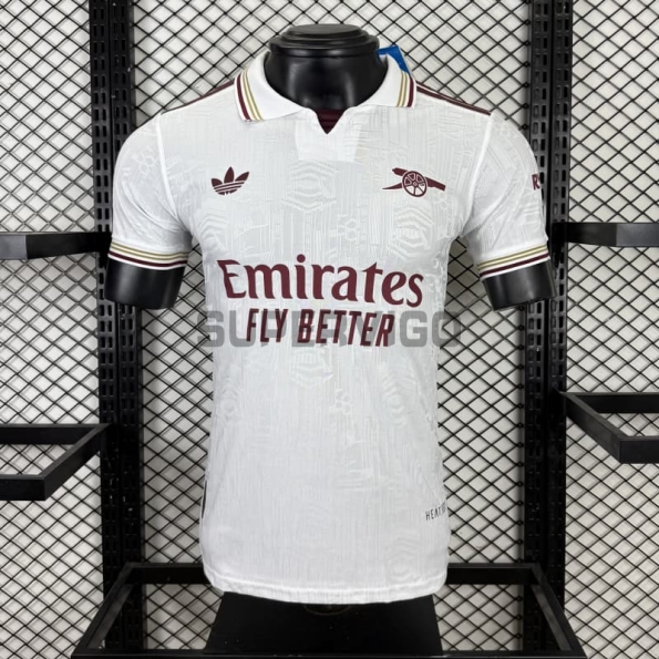 Camiseta Arsenal Tercera Equipación 2025/2026 Blanco (EDICIÓN JUGADOR)