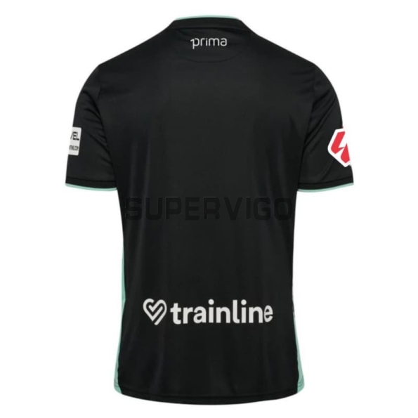Camiseta Real Betis 2025/2026 Tercera Equipación Negro con Parche La Liga
