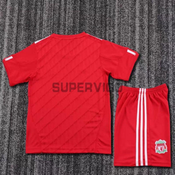 Camiseta Liverpool Primera Equipación Retro 2010 Rojo Niño Kit
