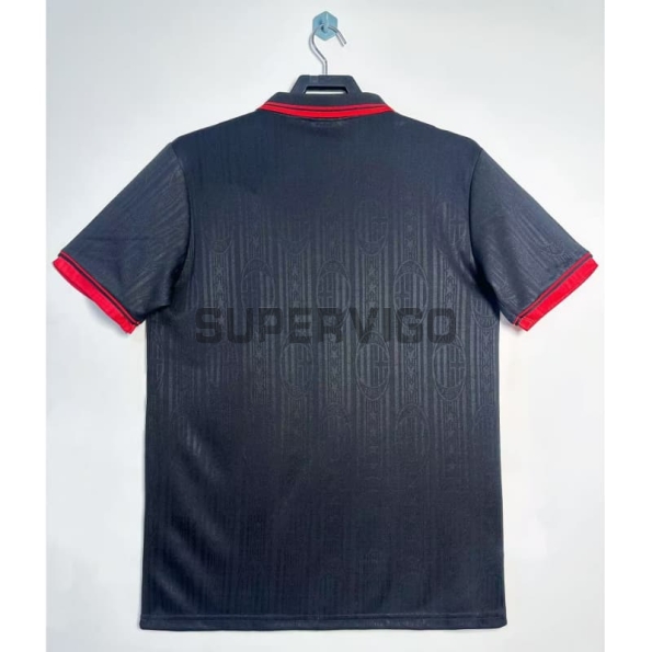 Camiseta AC Milan Cuarta Equipación Retro 1997/98 Negro