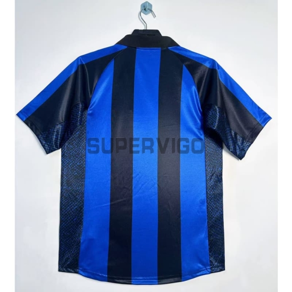 Camiseta Inter de Milan Primera Equipación Retro 2001/02 Azul/Negro