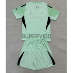 Camiseta de Portero Liverpool 2025/2026 Verde Niño Kit