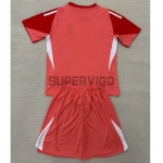 Camiseta de Portero Real Madrid 2025/2026 Rojo Niño Kit