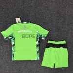 Camiseta Borussia Mönchengladbach Segunda Equipación 2025/2026 Verde Niño Kit