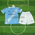 Camiseta Manchester City Primera Equipación 2025/2026 Niño Kit