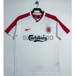 Camiseta Liverpool Segunda Equipación Retro 1998/99 Blanco