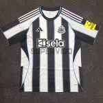 Camiseta Newcastle United Primera Equipación 2025/2026 Negro/Blanco