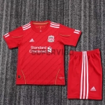 Camiseta Liverpool Primera Equipación Retro 2010 Rojo Niño Kit