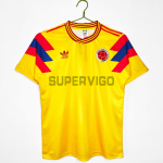 Camiseta Colombia Primera Equipación Retro 1990 Amarillo