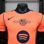 Camiseta Barcelona Tercera Equipación 2025/2026 Naranja (EDICIÓN JUGADOR)