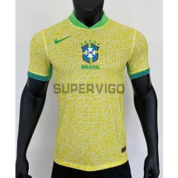 Camiseta Brasil Primera Equipación 2024 (EDICIÓN JUGADOR)