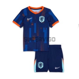 Camiseta Holanda Segunda Equipación 2024 Niño Kit