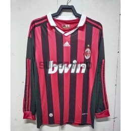 Camiseta AC Milan Primera Equipación Retro 2009/10 ML
