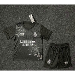 Camiseta De Portero Real Madrid Cuarta Equipación 2023/2024 Niño Kit Negro