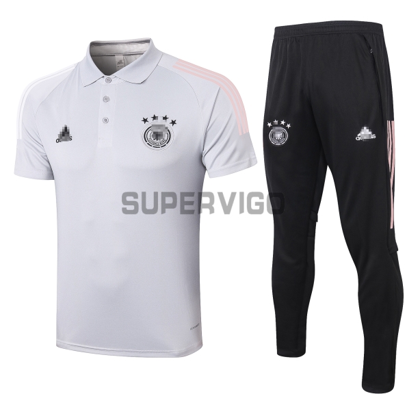 Polo Alemania 2020 Gris Claro