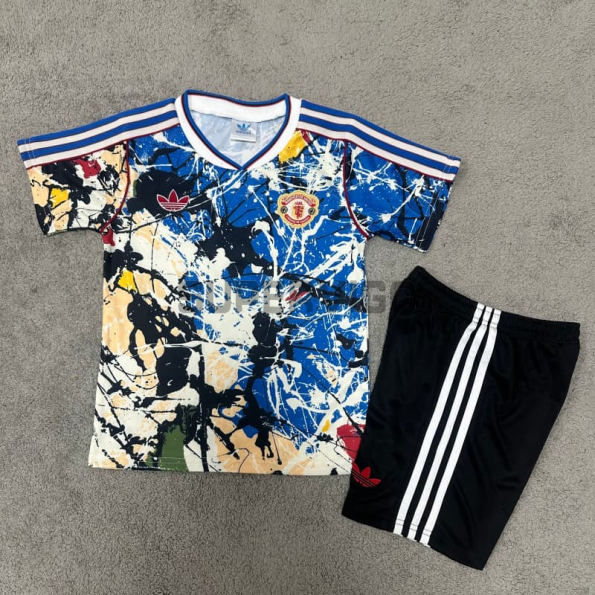 Camiseta Manchester United x Stone Roses 2025/26 Edición Especial Multicolor Niño Kit