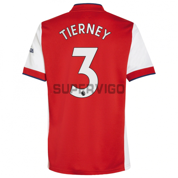 TIERNEY 3 Arsenal Soccer Jersey Home 2021/2022