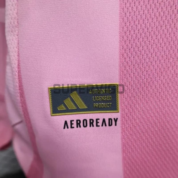 Camiseta Inter Miami Primera Equipación 2025/2026 ML Rosa (EDICIÓN JUGADOR)