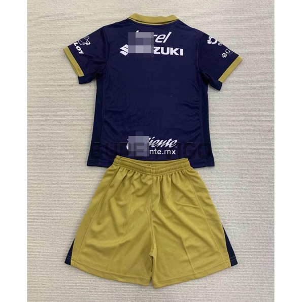 Camiseta Pumas UNAM Segunda Equipación 2024/2025 Niño Kit