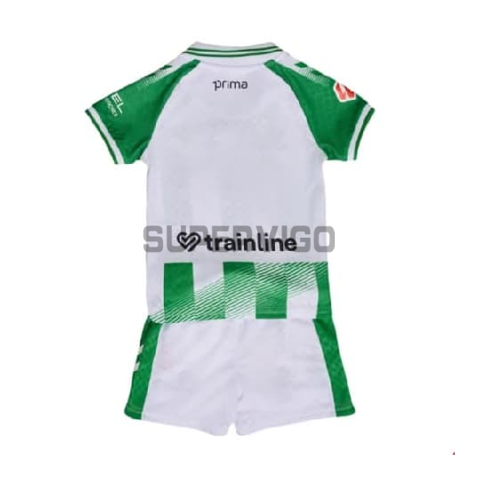 Camiseta Real Betis Primera Equipación 2026/2027 Verde/Blanco Niño Kit con Parche La Liga