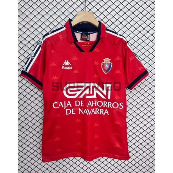 Camiseta Osasuna Primera Equipación Retro 1996/97 Rojo