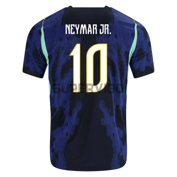 Camiseta NEYMAR JR. 10 Brasil Segunda Equipación Mundial 2026 Azul