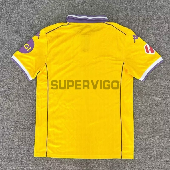 Camiseta Real Valladolid Tercera Equipación 2025/2026 Amarillo con Parche La Liga