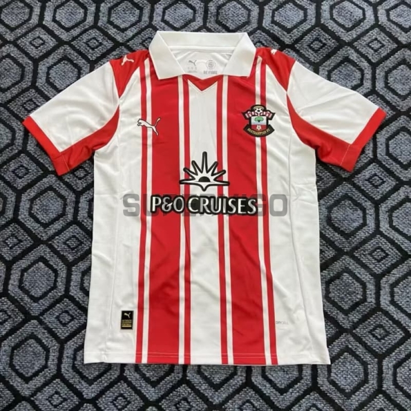 Camiseta Southampton Primera Equipación 2025/2026 Rojo/Blanco