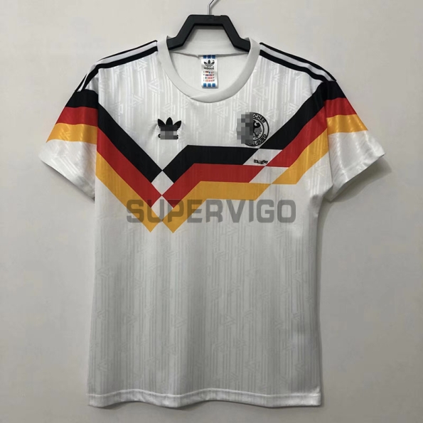 Germany Soccer Jersey Home Retro 1990