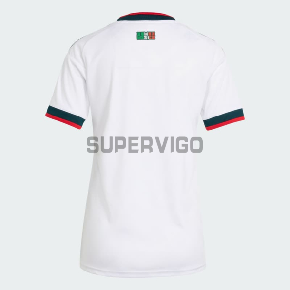 Camiseta México Segunda Equipación Mundial 2026 Blanco Mujer