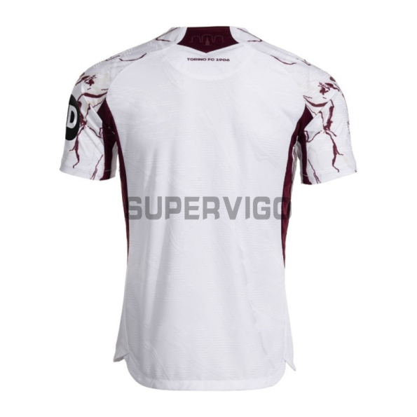 Camiseta Torino Segunda Equipación 2025/2026 Blanco