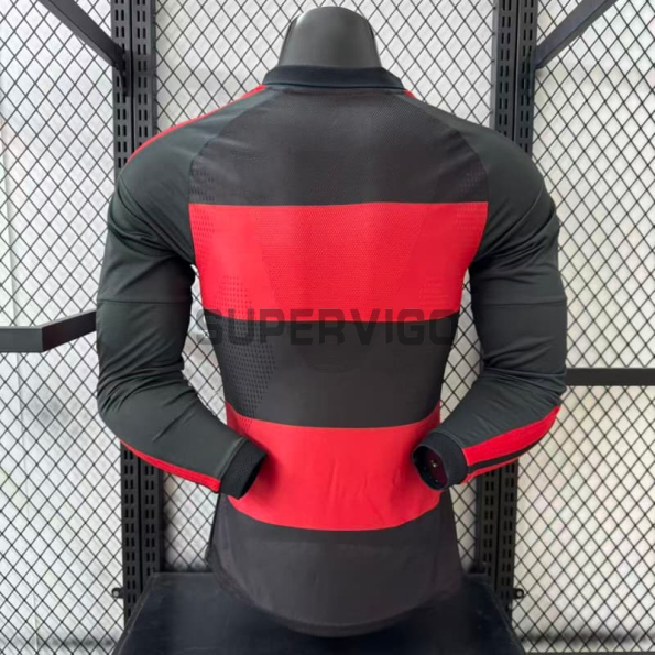 Camiseta Flamengo Primera Equipación 2026/2027 ML Rojo/Negro (EDICIÓN JUGADOR)
