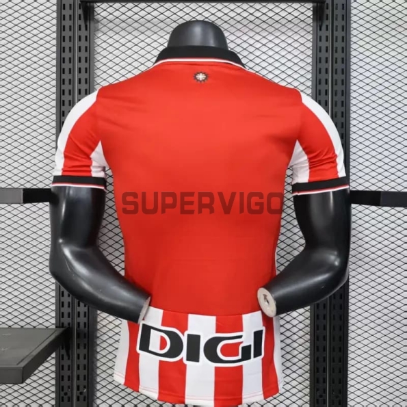 Camiseta Athletic de Bilbao Primera Equipación 2025/2026 Rojo/Blanco (EDICIÓN JUGADOR)