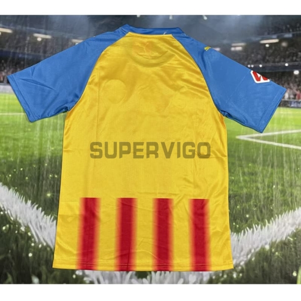 Camiseta Valencia 2025/2026 Tercera Equipación Amarillo/Rojo/Azul
