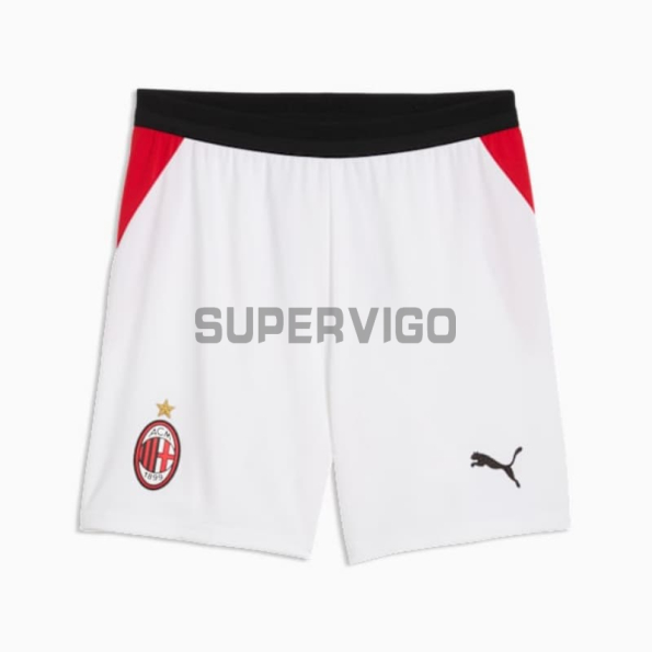 Pantalón Corto AC Milan Primera Equipación 2026/2027 Blanco