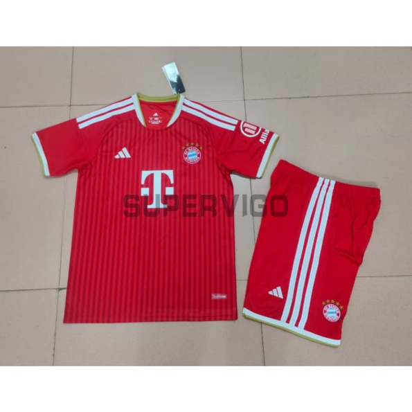Camiseta Bayern Múnich Primera Equipación 2026/2027 Rojo Niño Kit