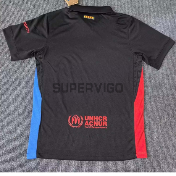 Camiseta Barcelona x Travis Scott Segunda Equipación 2024/2025 Negro