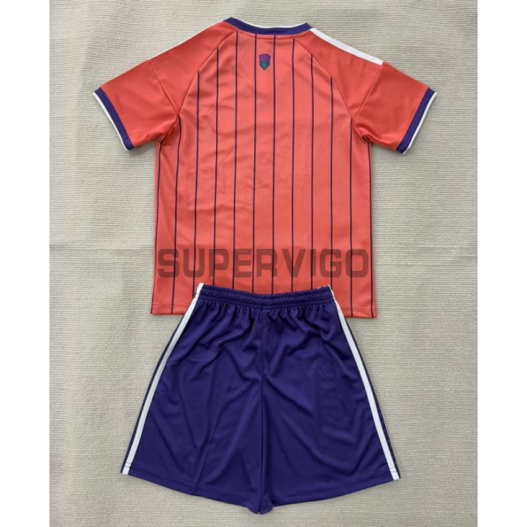 Camiseta Escocia Segunda Equipación Mundial 2026 Rosa Niño Kit