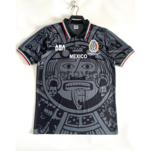 Camiseta México Retro 1998 Negro