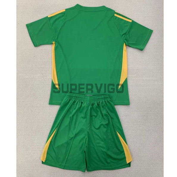 Camiseta De Portero Real Madrid 2024/2025 Niño Kit Verde