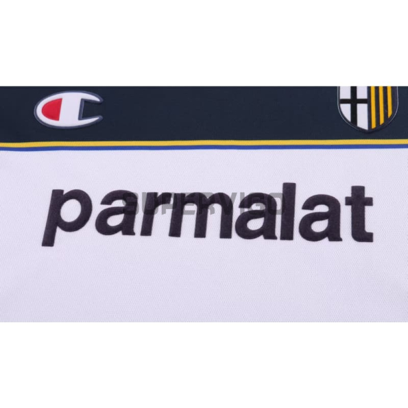 Camiseta Parma Calcio Primera Equipación Retro 2002/03 Blanco Niño Kit