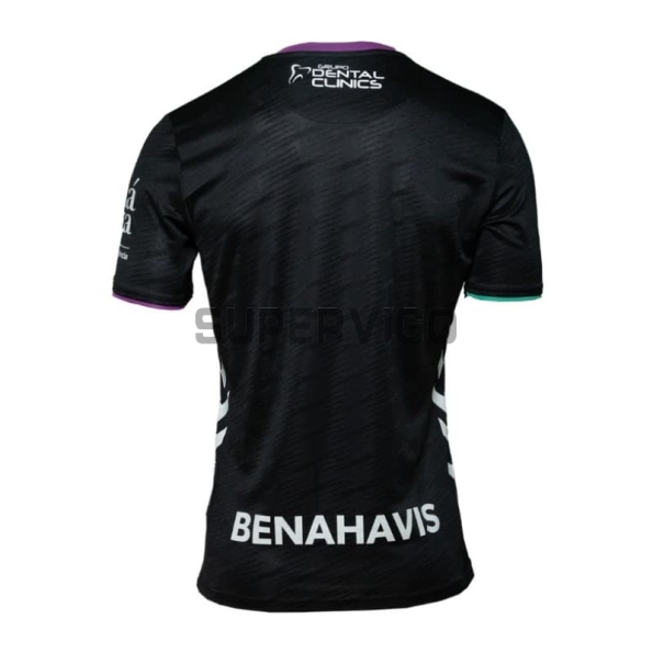 Camiseta Málaga CF Segunda Equipación 2025/2026 Negro con Parche La Liga