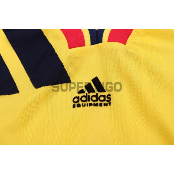 Camiseta Arsenal Segunda Equipación Retro 1993/94 Amarillo Niño Kit