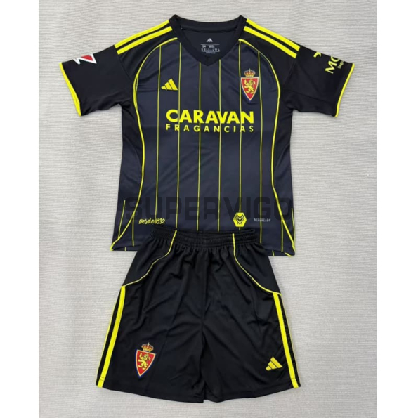 Camiseta Real Zaragoza Segunda Equipación 2025/2026 Negro