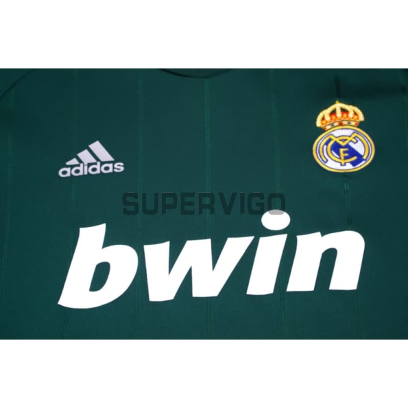 Camiseta Real Madrid Tercera Equipación Retro 2012/13 Verde Niño Kit