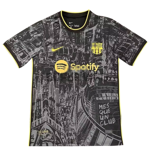 Camiseta Barcelona 2023/2024 Negro/Amarillo Especial Edición