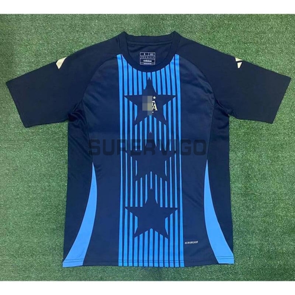 Camiseta Argentina 2024 Pre-Match Negro/Azul