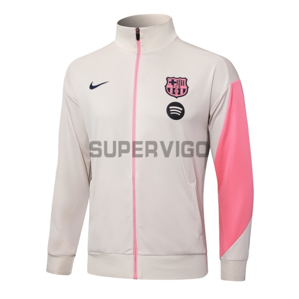 Chaqueta Barcelona 2025/2026 Blanco Roto/Rosa